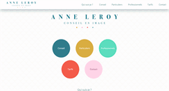 Desktop Screenshot of anne-leroy.net