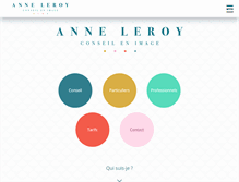 Tablet Screenshot of anne-leroy.net